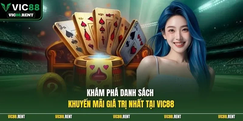Khám phá danh sách khuyến mãi giá trị nhất tại VIC88 
